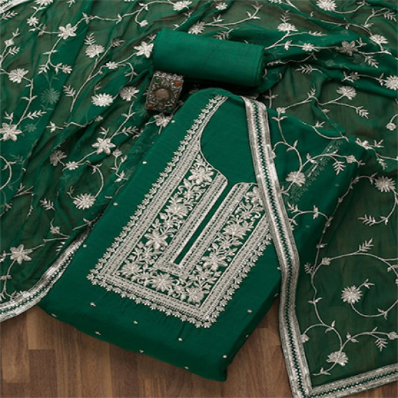 https://wayedge.in/products/green-silver-toned-embroidered-unstitched-dress-material