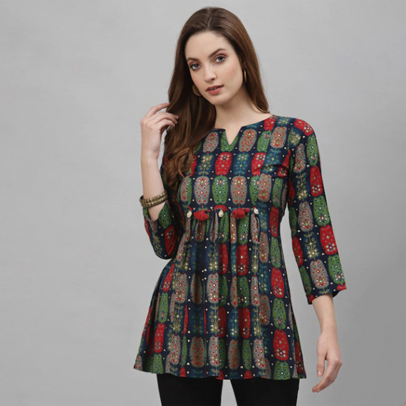 https://wayedge.in/products/blue-green-viscose-rayon-printed-tunic