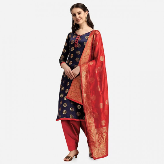https://wayedge.in/products/navy-blue-red-woven-design-banarasi-unstitched-dress-material