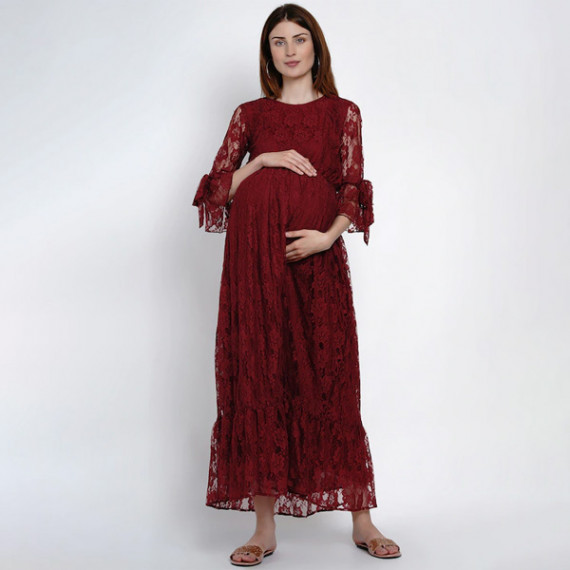 https://wayedge.in/products/women-maroon-maternity-self-design-maxi-dress