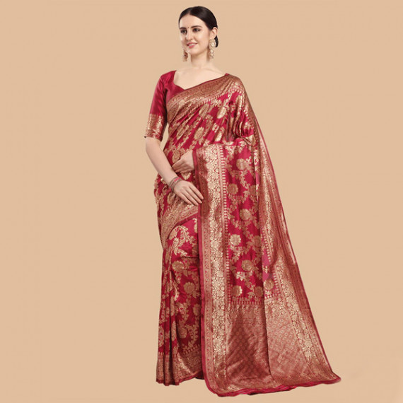 https://wayedge.in/products/maroon-gold-ethnic-motifs-zari-silk-blend-banarasi-saree