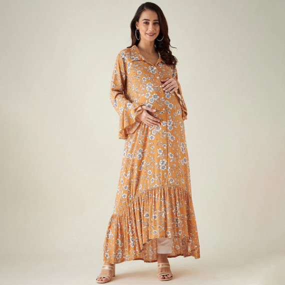 https://wayedge.in/products/floral-maternity-shirt-maxi-dress