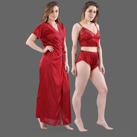 https://wayedge.in/products/women-maroon-solid-satin-3-piece-nightwear-set